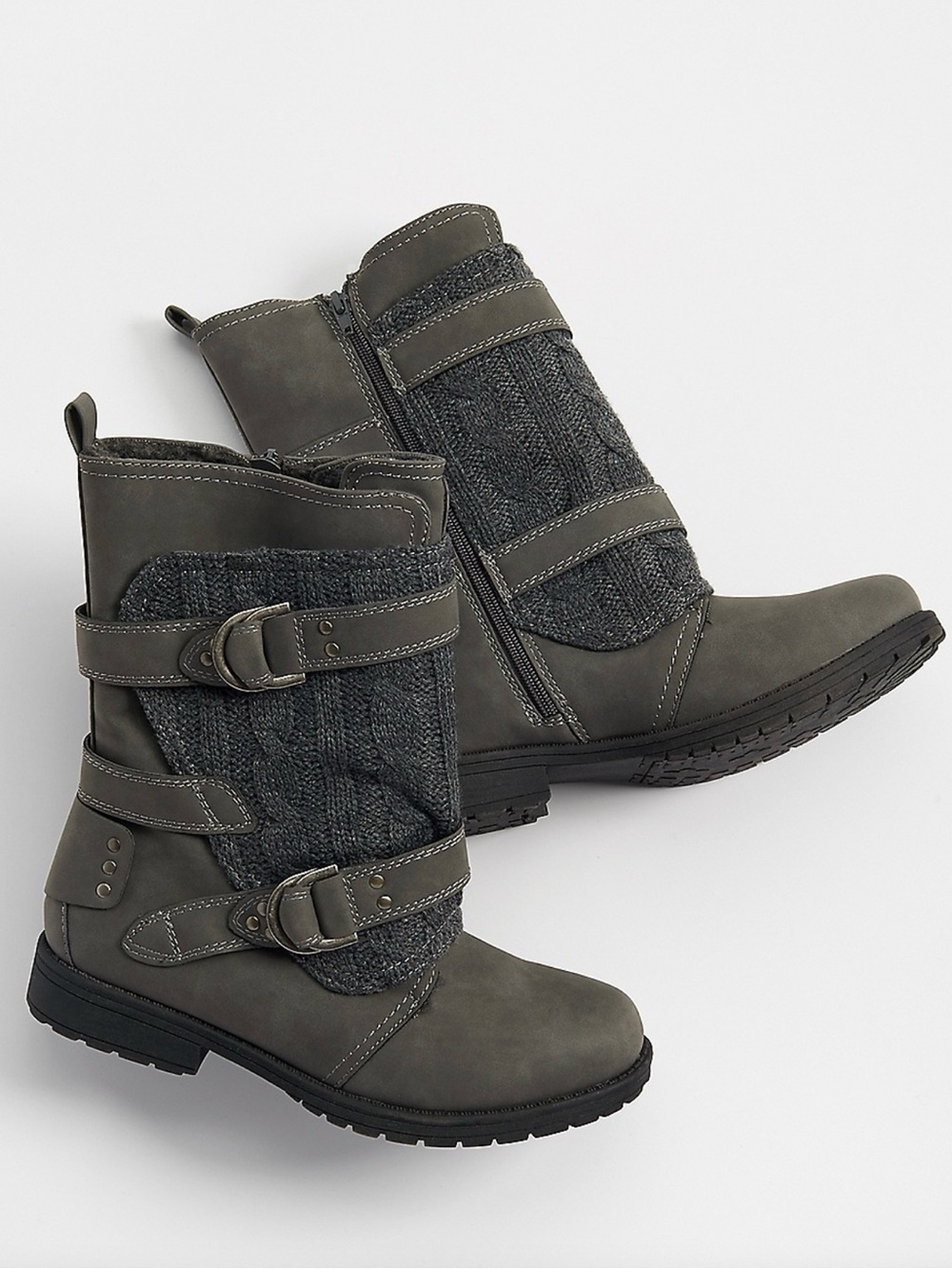 Maurices Sweater Knit Mid Calf Boot (Peyton)